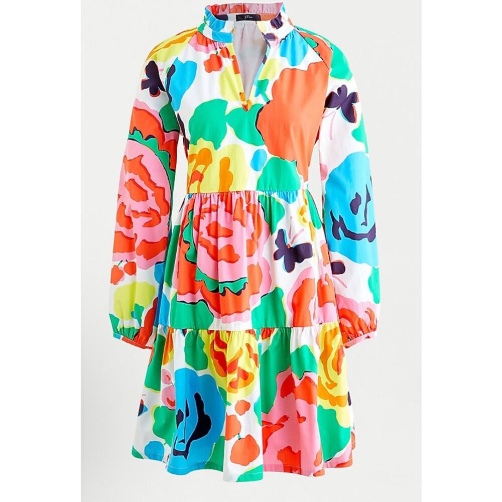J. Crew Tiered Popover‎ Mini Dress in Ratti
Jardin Florals Pockets Size XS - Picture 3 of 13